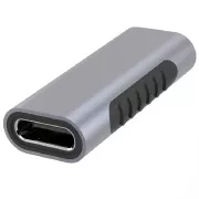 PremiumCord alumínium USB-C női - USB-C női csatlakozó