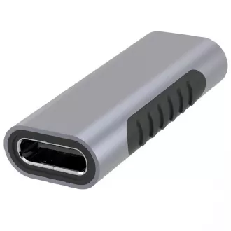 PremiumCord alumínium USB-C női - USB-C női csatlakozó