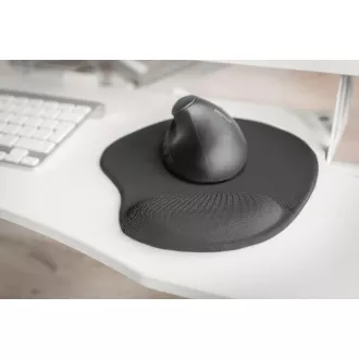 DIGITUS Ergonomikus egérpad tenyértámasszal, fekete színben DIGITUS Ergonomikus egérpad tenyértámasszal, fekete színben