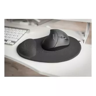 DIGITUS Ergonomikus egérpad tenyértámasszal, fekete színben DIGITUS Ergonomikus egérpad tenyértámasszal, fekete színben