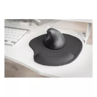 DIGITUS Ergonomikus egérpad tenyértámasszal, fekete színben DIGITUS Ergonomikus egérpad tenyértámasszal, fekete színben