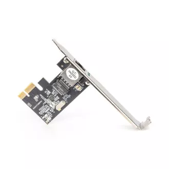 DIGITUS Gigabit Ethernet PCI Express hálózati kártya, alacsony profilú konzol, Realtek RTL8111H