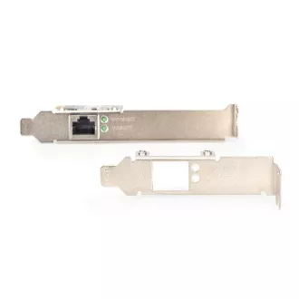 DIGITUS Gigabit Ethernet PCI Express hálózati kártya, alacsony profilú konzol, Realtek RTL8111H