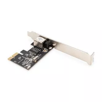 DIGITUS Gigabit Ethernet PCI Express hálózati kártya, alacsony profilú konzol, Realtek RTL8111H