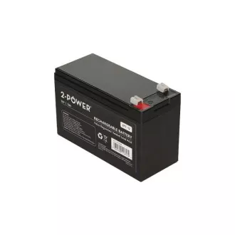 2-Power 2P7-12 12V 7Ah VRLA akkumulátor F2 ( Faston 250)