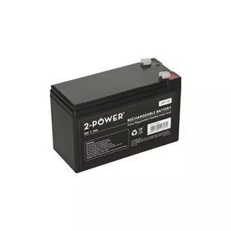 2-Power 2P7-12 12V 7Ah VRLA akkumulátor F2 ( Faston 250)