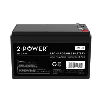 2-Power 2P9-12 12V 9Ah VRLA akkumulátor F2 ( FASTON 250 ) 2-Power 2P9-12 12V 9Ah VRLA akkumulátor F2 ( FASTON 250 )