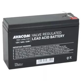 Avacom akkumulátor 12V 6Ah F2 HighRate (PBAV-12V006-F2AH) Avacom akkumulátor 12V 6Ah F2 HighRate (PBAV-12V006-F2AH)