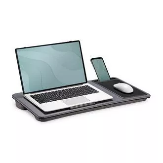 DIGITUS Laptop íróasztal / munkaállomás 17"-ig, mobiltelefon-nyílás, egérpad DIGITUS Laptop íróasztal / munkaállomás 17"-ig, mobiltelefon-nyílás, egérpad