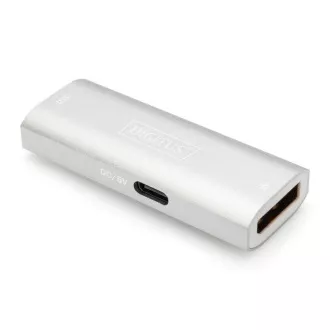 DIGITUS Extender DS-55524 A DP jelet akár 30 m-re is kiterjeszti ( 8K/30Hz, 4K/120Hz, 4K/60Hz.)
