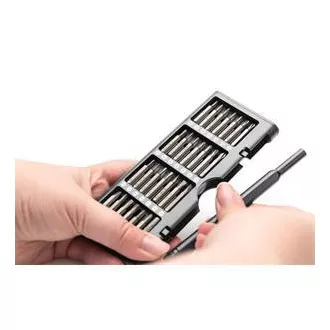 Digitus 57 darabos precíziós mechanikus csavarhúzó készlet mobiltelefonhoz, laptophoz, PC-hez, órához, szemüveghez, konzolhoz.