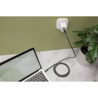 DIGITUS Csatlakozókábel USB 4, TypeC TypeC-re, AL-Housing PP Brain 4K@60Hz, PD3.0, 20Gbits/s, 3m, bl.