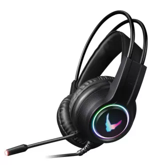 PLATINET VARR RGB játék headset mikrofonnal 2x3.5 jack csatlakozóval