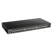 D-Link DGS-1250-52X, 48 portos Gigabit Smart Managed Switch 4x 10G SFP  portokkal