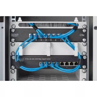 DIGITUS Gigabit Ethernet Switch 8 portos, 10 hüvelykes, nem menedzselt, nem felügyelt