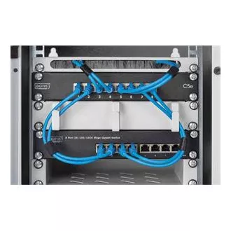 DIGITUS Gigabit Ethernet Switch 8 portos, 10 hüvelykes, nem menedzselt, nem felügyelt