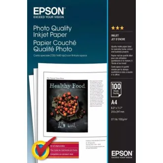 EPSON papír A4 - 102g/m2 - 100 lap - fotóminőségű tintasugaras tintapapír EPSON papír A4 - 102g/m2 - 100 lap - fotóminőségű tintasugaras tintapapír