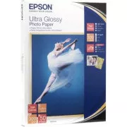 EPSON papír 10x15 - 300g/m2 - 50 lap - ultra fényes fotópapír