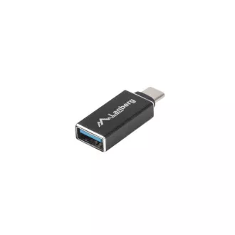 LANBERG USB-C(M) 3.1 USB-A(F) adapter USB-A(F)-re fekete OTG