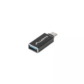 LANBERG USB-C(M) 3.1 USB-A(F) adapter USB-A(F)-re fekete OTG