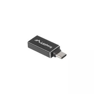 LANBERG USB-C(M) 3.1 USB-A(F) adapter USB-A(F)-re fekete OTG