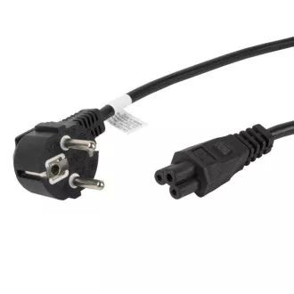 LANBERG CEE 7/7 (MICKEY) IEC 320 C5-hez 1,8M VDE fekete LANBERG CEE 7/7 (MICKEY) VEZETÉKKAPCSOLAT