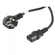 LANBERG CEE 7/7 az IEC 320 C13-ra 10M VDE fekete LANBERG CEE 7/7 10M VDE fekete