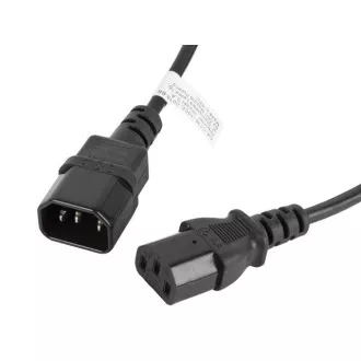 LANBERG IEC 320 C13-C14 kábel 1,8M fekete színű IEC 320 C13-C14 kábel 1,8M fekete LANBERG IEC 320 C13-C14 kábel 1,8M fekete színű IEC 320 C13-C14 kábel 1,8M fekete