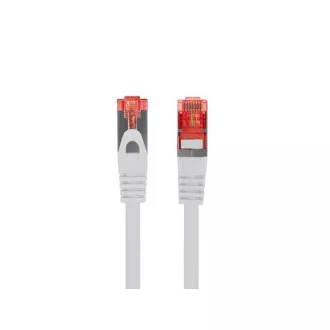 LANBERG Patch kábel CAT 6 S-FTP, AWG 26/7, LSZH, réz, szürke, 0,25m