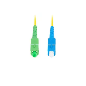 LANBERG optikai patch kábel SM SC/APC-SC/UPC simplex 5m LSZH G657A1 átmérő 3mm, sárga színű