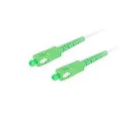 LANBERG optikai patch kábel SM SC/APC-SC/APC simplex 35m LSZH G657B3 átmérő 3mm, fehér színű
