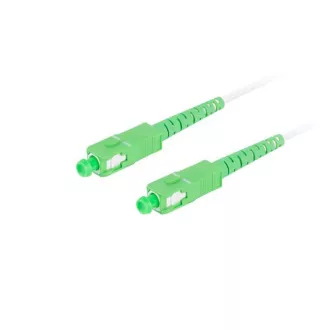 LANBERG optikai patch kábel SM SC/APC-SC/APC simplex 35m LSZH G657B3 átmérő 3mm, fehér színű LANBERG optikai patch kábel SM SC/APC-SC/APC simplex 35m LSZH G657B3 átmérő 3mm, fehér színű