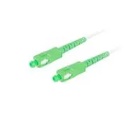 LANBERG optikai patch kábel SM SC/APC-SC/APC simplex 20m LSZH G657A2 átmérő 3mm, fehér színű