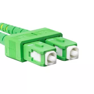 LANBERG optikai patch kábel SM SC/APC-SC-SC/APC duplex 2m LSZH G657A1 3mm átmérőjű, sárga színben LANBERG optikai patch kábel SM SC/APC-SC-SC/APC duplex 2m LSZH G657A1 3mm átmérőjű, sárga színben