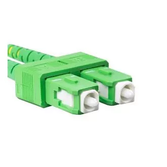 LANBERG optikai patch kábel SM SC/APC-SC-SC/APC duplex 2m LSZH G657A1 3mm átmérőjű, sárga színben LANBERG optikai patch kábel SM SC/APC-SC-SC/APC duplex 2m LSZH G657A1 3mm átmérőjű, sárga színben