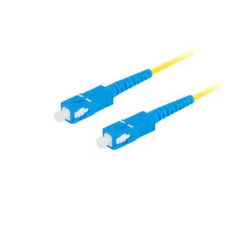 LANBERG optikai patch kábel SM SC/UPC-SC/UPC simplex 2m LSZH G657A1 átmérő 3mm, sárga színű