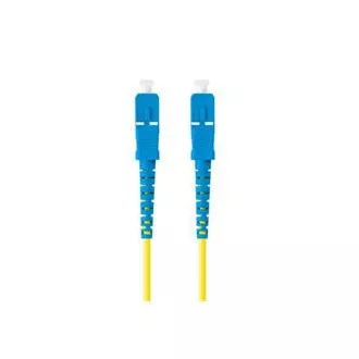 LANBERG optikai patch kábel SM SC/UPC-SC/UPC simplex 2m LSZH G657A1 átmérő 3mm, sárga színű