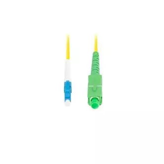 LANBERG optikai patch kábel SM LC/UPC-SC/APC simplex 5m LSZH G657A1 átmérő 3mm, sárga színű