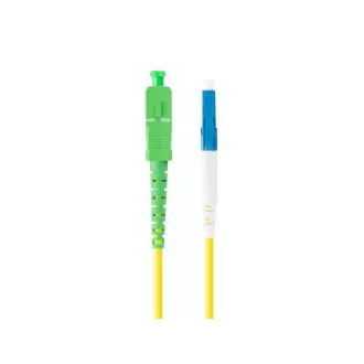 LANBERG optikai patch kábel SM LC/UPC-SC/APC simplex 3m LSZH G657A1 átmérő 3mm, sárga színű LANBERG optikai patch kábel SM LC/UPC-SC/APC simplex 3m LSZH G657A1 átmérő 3mm, sárga színű