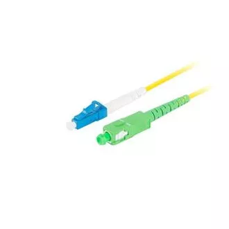LANBERG optikai patch kábel SM LC/UPC-SC/APC simplex 3m LSZH G657A1 átmérő 3mm, sárga színű LANBERG optikai patch kábel SM LC/UPC-SC/APC simplex 3m LSZH G657A1 átmérő 3mm, sárga színű