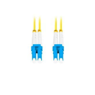 LANBERG optikai patch kábel SM LC/UPC-LC/UPC duplex 3m LSZH G657A1 átmérő 3mm, sárga színű LANBERG optikai patch kábel SM LC/UPC-LC/UPC duplex 3m LSZH G657A1 átmérő 3mm, sárga színű