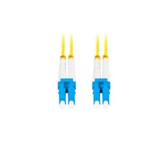 LANBERG optikai patch kábel SM LC/UPC-LC/UPC duplex 3m LSZH G657A1 átmérő 3mm, sárga színű LANBERG optikai patch kábel SM LC/UPC-LC/UPC duplex 3m LSZH G657A1 átmérő 3mm, sárga színű
