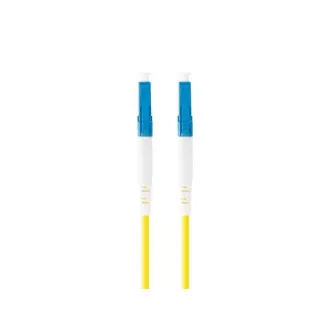 LANBERG optikai patch kábel SM LC/UPC-LC/UPC simplex 1m LSZH G657A1 átmérő 3mm, sárga színű