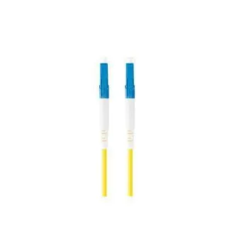 LANBERG optikai patch kábel SM LC/UPC-LC/UPC simplex 1m LSZH G657A1 átmérő 3mm, sárga színű