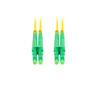 LANBERG optikai patch kábel SM LC/APC-LC-LC/APC duplex 1m LSZH G657A1 átmérő 3mm, sárga színű