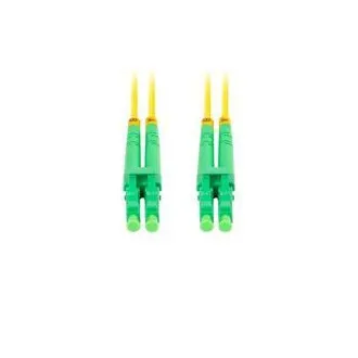 LANBERG optikai patch kábel SM LC/APC-LC-LC/APC duplex 2m LSZH G657A1 átmérő 3mm, sárga színű