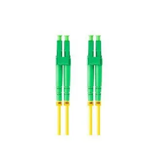 LANBERG optikai patch kábel SM LC/APC-LC-LC/APC duplex 2m LSZH G657A1 átmérő 3mm, sárga színű