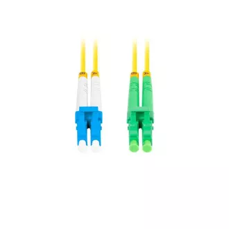 LANBERG optikai patch kábel SM LC/APC-LC/UPC duplex 2m LSZH G657A1 átmérő 3mm, sárga színű LANBERG optikai patch kábel SM LC/APC-LC/UPC duplex 2m LSZH G657A1 átmérő 3mm, sárga színű