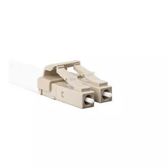 LANBERG optikai patch kábel MM LC/UPC-LC/UPC duplex 2m LSZH OM3 50/125 3mm átmérőjű, ciánkék színben