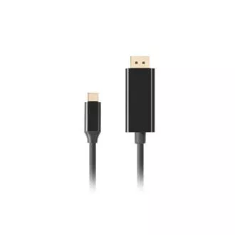 Lanberg USB-C(M)->DisplayPort(M) kábel 3m 4K 60Hz fekete